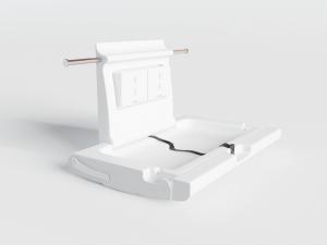 现代可折叠婴儿护理台衣物整理台3d模型 现代可折叠婴儿护理台衣物整理台