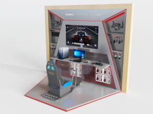 现代家庭游戏座椅和显示屏3d模型 现代家庭游戏座椅和显示屏