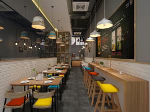 北欧奶茶店饮品店小吃店