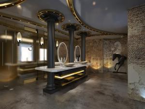 工业风公共卫生间