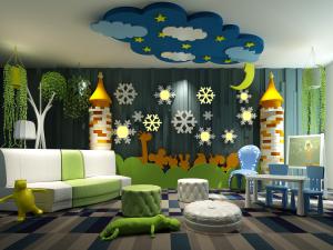 现代幼儿园活动室3d模型 现代幼儿园活动室