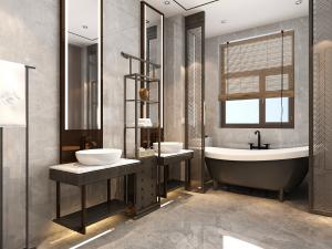 新中式卫浴间卫生间浴缸