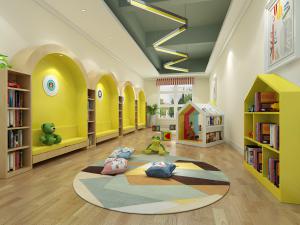 现代幼儿园图书室活动室3d模型 现代幼儿园图书室活动室