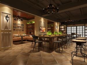 工业风饭店餐馆卡座