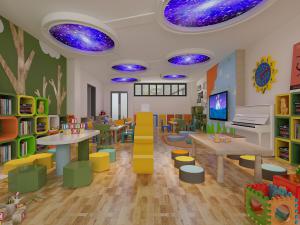 现代幼儿园教室活动室3d模型 现代幼儿园教室活动室