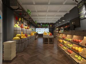 工业风水果店