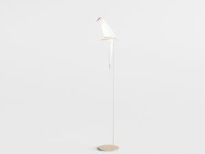 现代小鸟灯罩落地灯