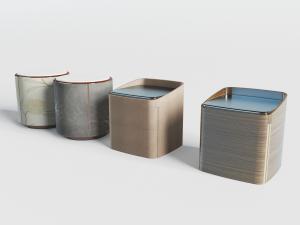 新中式方形圆形坐墩