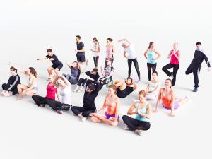 做运动的人群3d模型 做运动的人群