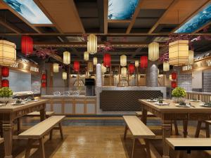 新中式餐馆饭店面馆