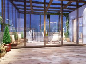 工业风阳台阳光房