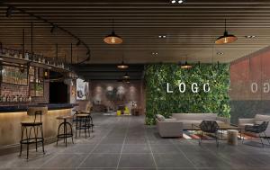 工业风酒吧接待休息区大厅