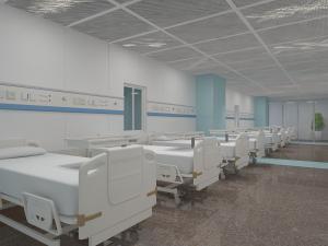 现代医院病房3d模型 现代医院病房
