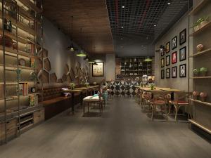 工业风餐馆饭店小吃店