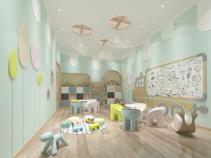 现代幼儿园教室3d模型 现代幼儿园教室