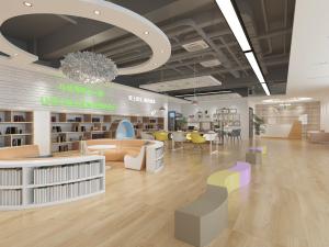 幼儿园图书阅览室3d模型 幼儿园图书阅览室