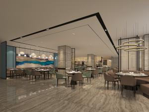 新中式餐馆饭店就餐区