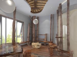 新中式民宿茶室