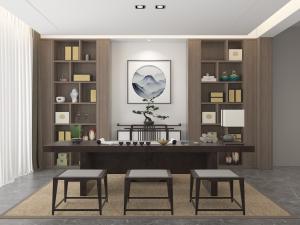 新中式茶室书房