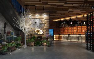 工业风酒吧大厅