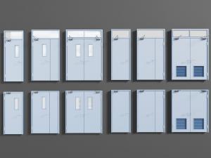 现代楼层金属消防防火门