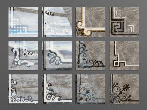 欧式地面石材拼花