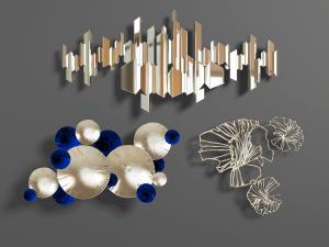 新中式金属墙饰挂件