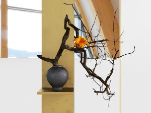 中式陶瓷花瓶花卉装饰品摆件