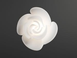 现代玫瑰花造型的壁灯