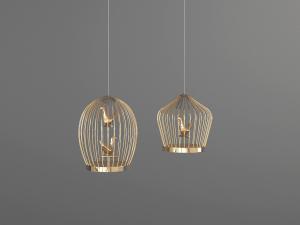 新中式鸟笼装饰品挂件