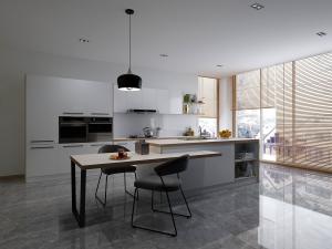 北欧水吧台厨房餐厅