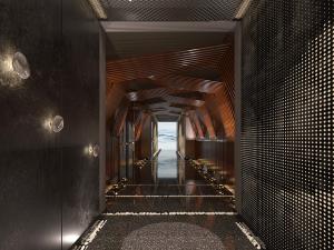 后现代走廊过道