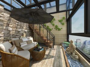 东南亚阳台阳光房