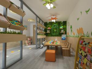 北欧幼儿园活动室3d模型 北欧幼儿园活动室