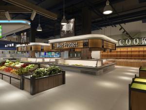 工业风菜市场肉店蔬菜摊