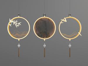 中式装饰壁灯挂件