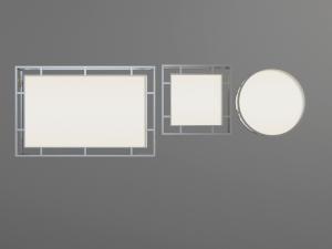 新中式吸顶灯3d模型 新中式吸顶灯