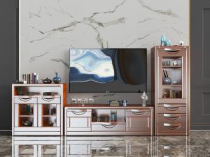 中式红木电视柜装饰置物柜