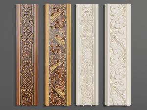 新中式雕花角线