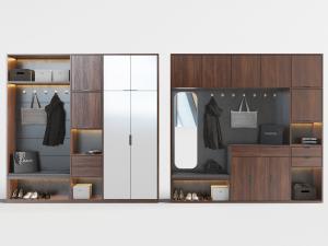 现代玄关装饰鞋柜