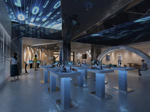 后现代手机店展示展厅专卖店