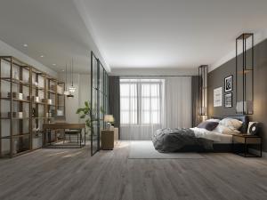 北欧卧室书房套房