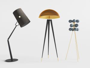 现代轻奢落地灯