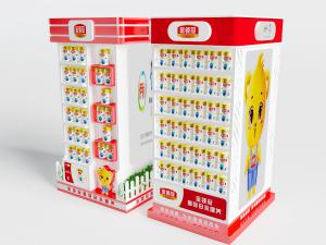 超市商场婴幼儿奶粉陈列摆设展示柜