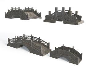 中式园林石拱桥