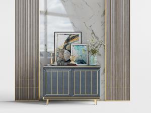 新中式玄关柜边柜