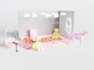 现代儿童海洋球池、休闲椅子娱乐设施3d模型 现代儿童海洋球池、休闲椅子娱乐设施