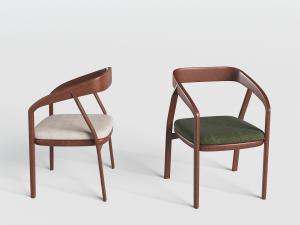 新中式实木餐椅