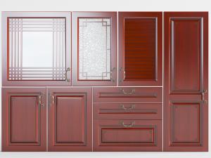 新中式红木抽屉柜门