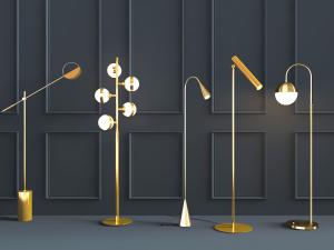 现代轻奢落地灯